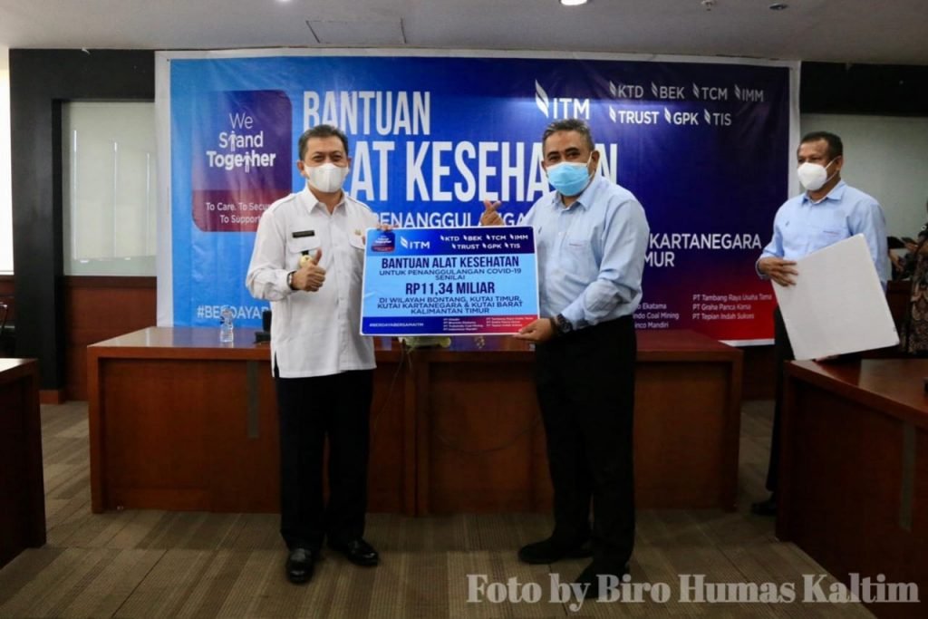 PT ITM Sumbang Alkes Bernilai Rp 11,34 Miliar Untuk Penanganan Covid-19 di Kaltim