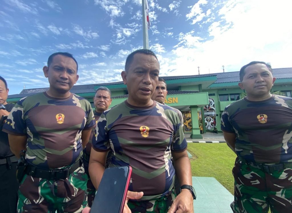 Tingkatkan Imunitas, Personel Korem dan Polresta Samarinda Kompak Berolahraga
