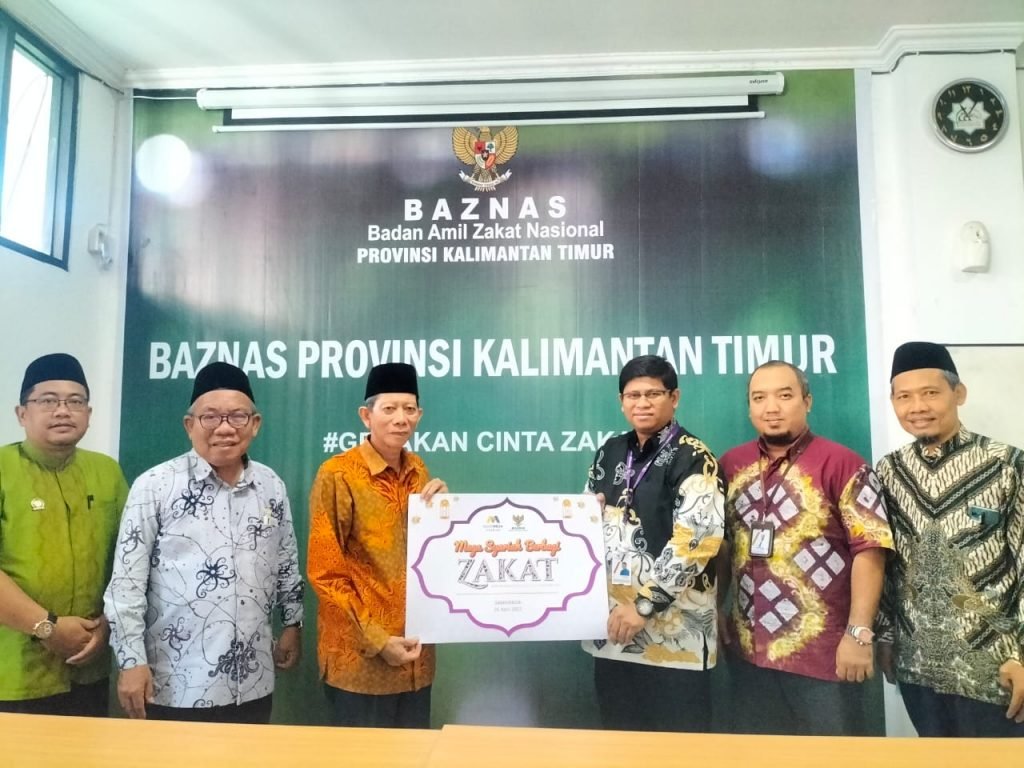 Bank Mega Syariah Serahkan Zakat Korporasi ke Baznas Kaltim Sebesar Rp52 Juta