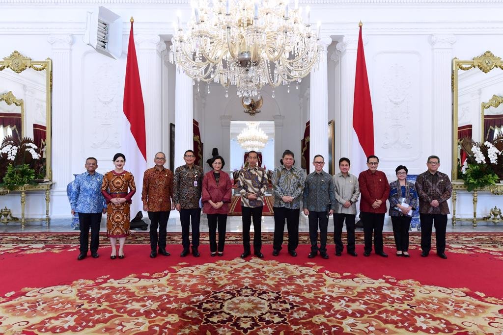 Perwakilan Industri Jasa Keuangan Bertemu Presiden Joko Widodo di Istana