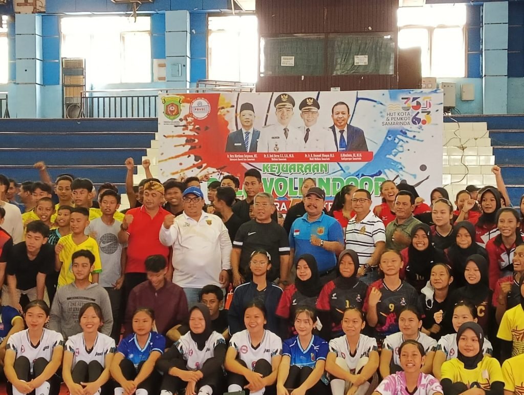 Cari Bibit Atlet Handal, Disporapar Samarinda Gelar Turnamen Voli Pelajar Se-Kaltim