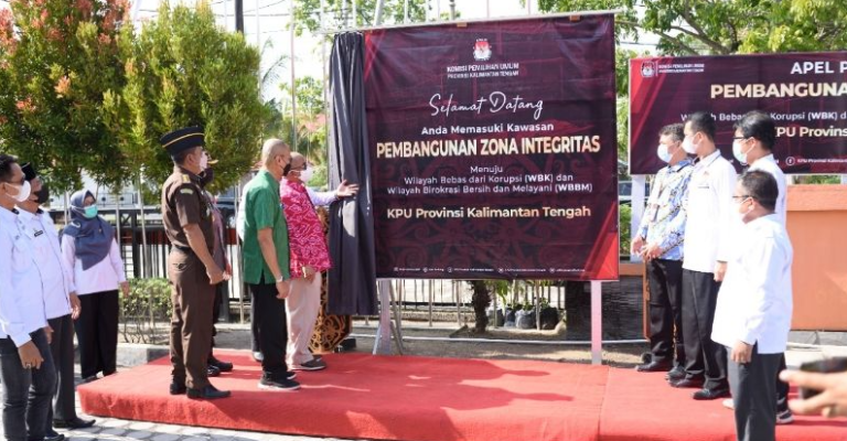 KPU Kalteng canangkan zona integritas