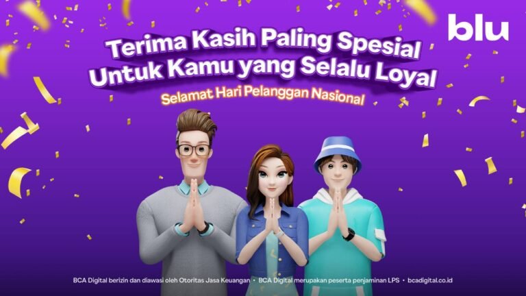 Rayakan Hari Pelanggan Nasional, blu by BCA Digital Siap Jadi Pegangan Nasabah
Telah dibaca : 837 Kali.