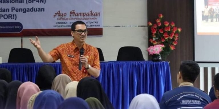 Sosialisasi Sistem Pengelolaan Pengaduan Pelayanan Publik Nasional (SP4N) – Layanan Aspirasi dan Pengaduan Online Rakyat (LAPOR!), kembali digelar Dinas Komunikasi dan Informatika (Diskominfo) Kalimantan Timur (Kaltim), Kamis (16/11/2023).