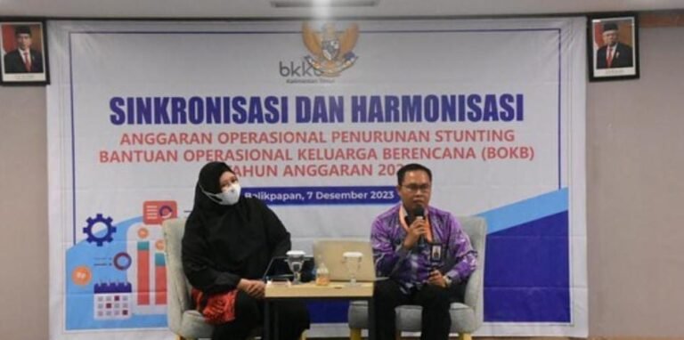 BKKBN Kaltim Fokus pada Pertanggungjawaban Anggaran Penurunan Stunting
Telah dibaca : 791 Kali.
Perwakilan Badan Kependudukan dan Keluarga Berencana Nasional (BKKBN) Provinsi Kalimantan Timur (Kaltim) melalui Pokja Perencanaan menggelar kegiatan Sinkronisasi dan Harmonisasi Anggaran Operasional Penurunan Stunting Bantuan Operasional Keluarga Berencana (BOKB) Tahun anggaran 2024 di Four Point Hotel Balikpapan, Kamis (7/12/2023).