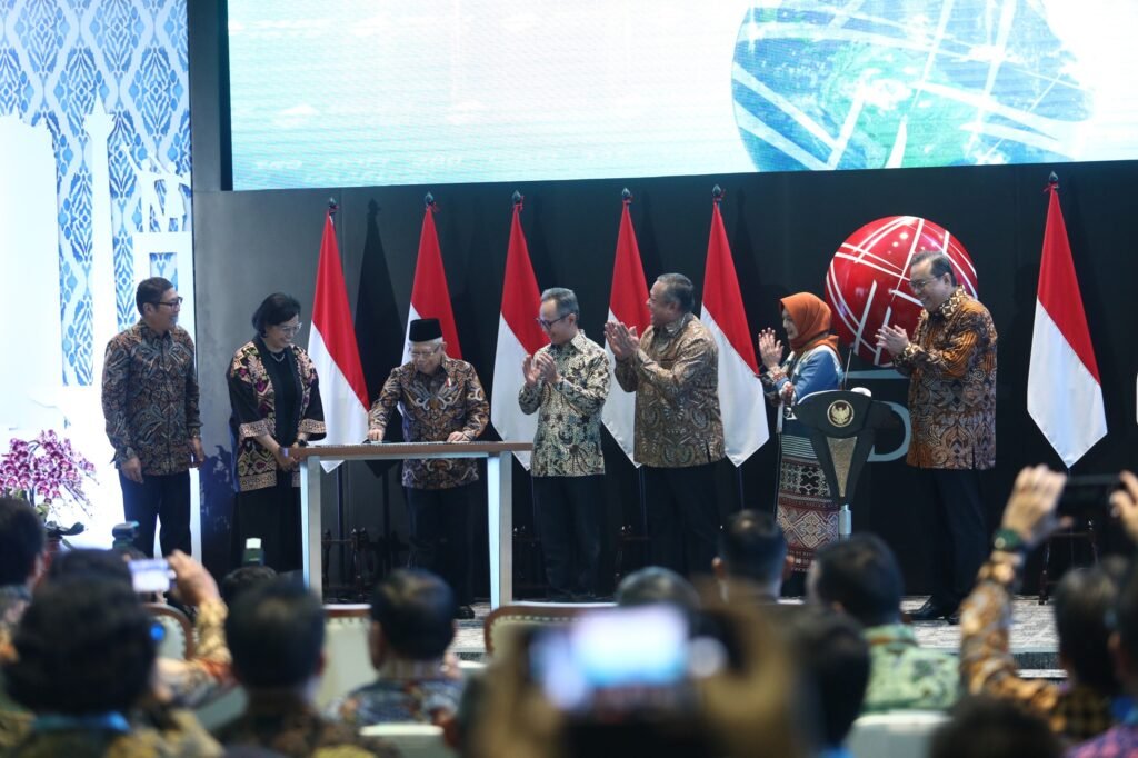 Wakil Presiden Republik Indonesia K.H. Ma’ruf Amin, mengapresiasi pencapaian positif kinerja Pasar Modal Indonesia.