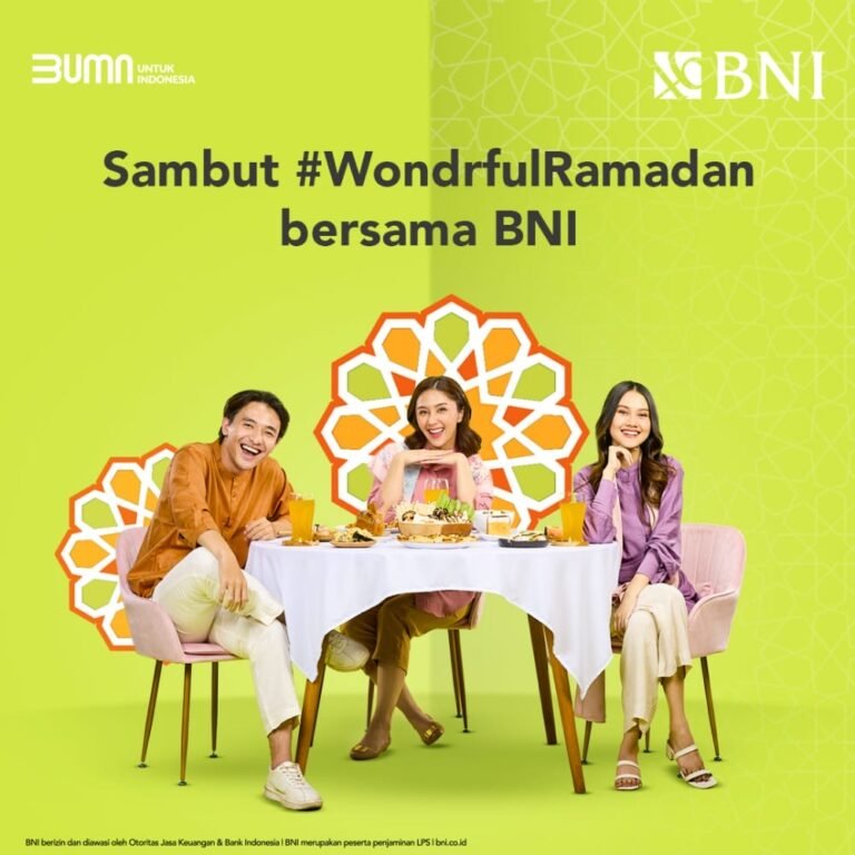 Ramadan, merupakan bulan yang spesial bagi umat Islam. Untuk itu menyambut bulan Ramadan 2024, PT Bank Negara Indonesia (Persero) Tbk atau BNI menghadirkan berbagai promo menarik, bagi para nasabah.