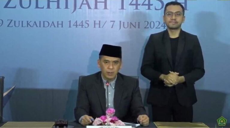 Kementerian Agama Republik Indonesia secara resmi menetapkan Hari Raya Iduladha 10 Zulhijah 1445 Hijriyah akan dirayakan pada Senin, 17 Juni 2024.