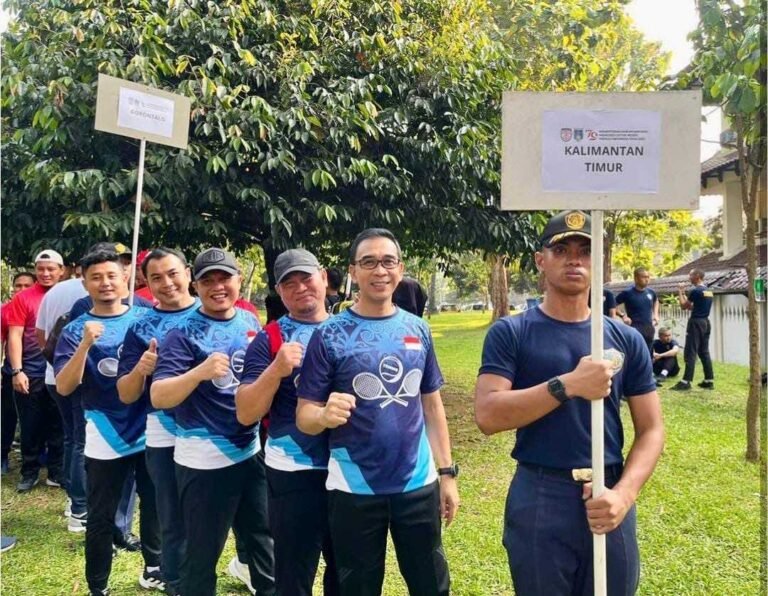 Turnamen Tenis Lapangan dalam rangka memperingati Hari Pengayoman ke-79 resmi dibuka, Jumat (19/7/2024).