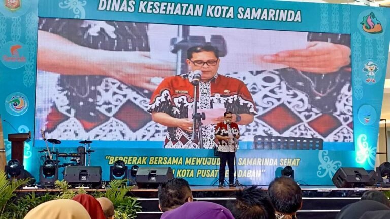 Dinas Kesehatan (Dinkes) Kota Samarinda menggelar pameran kesehatan ke-2 dengan tema "Bergerak Bersama Melalui Transformasi Kesehatan Mewujudkan Samarinda Sehat Menuju Kota Pusat Peradaban" di Atrium Big Mall Samarinda, Kamis (1/8/2024).