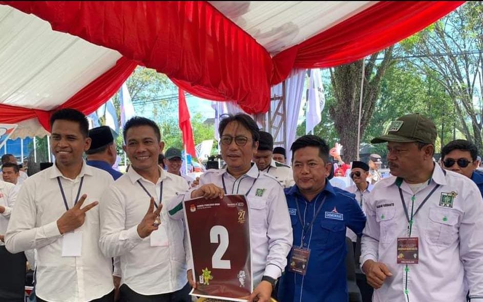 Dapat Nomor Urut 2, Sutomo-Nasrullah Siap Berjuang Bersama Menangkan Pilkada 2024