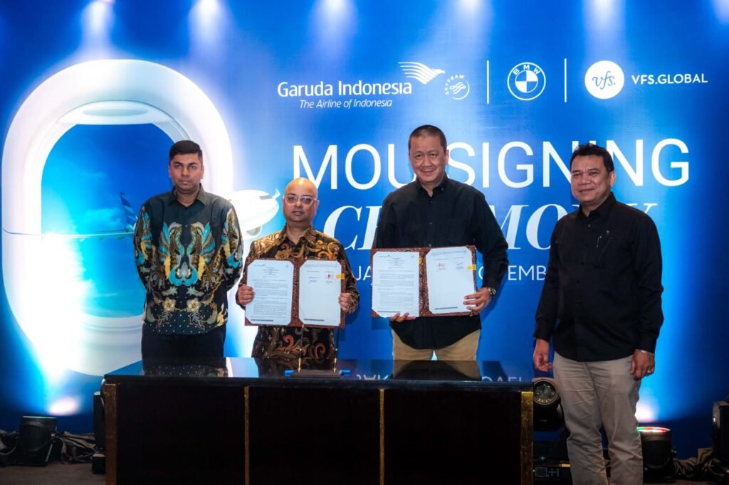 Layanan Penerbangan Premium, Garuda Gandeng BMW Indonesia dan VFS Global