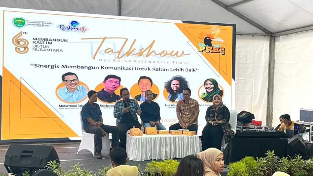 Talk Show Diskominfo Kaltim Harapkan Kemajuan Insan Pers