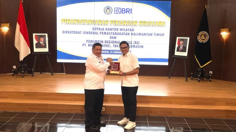 Kanwil Ditjen Pemasyarakatan Kaltim Jalin MoU dengan BRI Banjarmasin
Telah dibaca : 898 Kali.