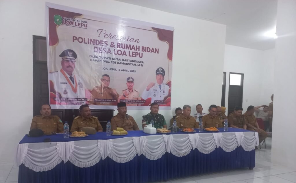 Bupati Kukar Apresiasi Inisiatif Kepala Desa Loa Lepu Bangun Polindes dari ADD