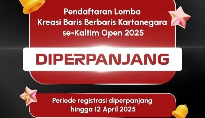 Pendaftaran LKBB Kukar Diperpanjang Hingga Besok