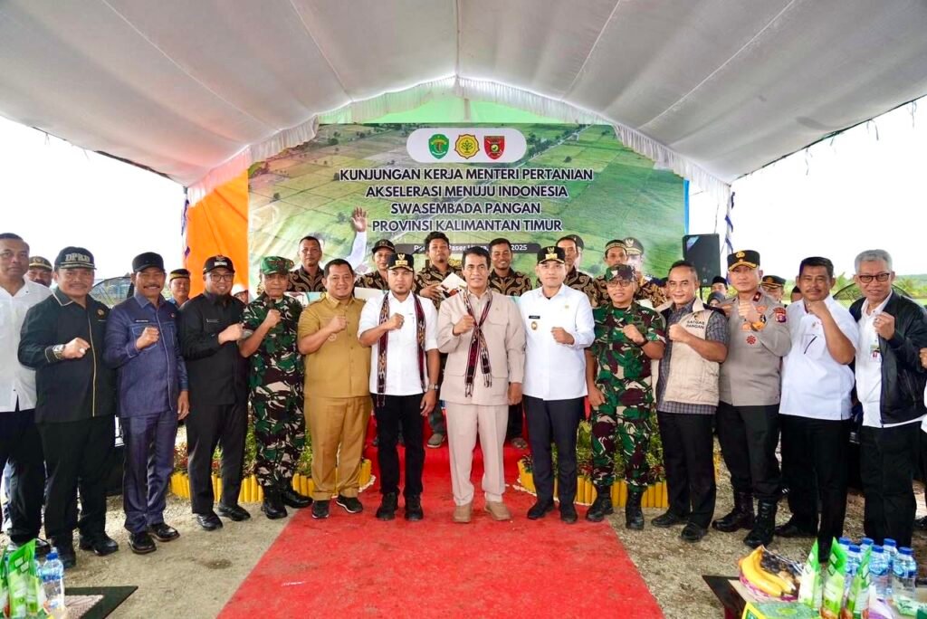 Mentan Siap Bantu Swasembada Pangan di Kaltim, Gubernur Optimis Enam Bulan Bisa Tercapai
