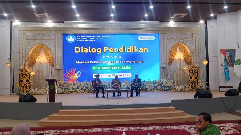 Seno Aji Paparkan Komitmen Pendidikan Kaltim di Hadapan Mendikdasmen Abdul Mu’ti
