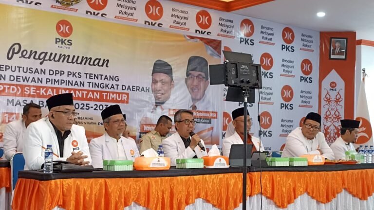 PKS Tetapkan Struktur DPTD se-Kalimantan Timur Periode 2025-2030
Telah dibaca : 889 Kali.