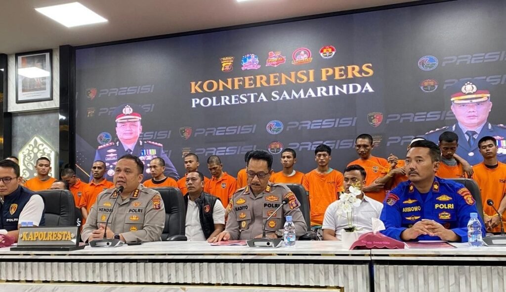 Drama Pelarian Tahanan Polsek Samarinda Kota Berakhir, 15 Pelaku Kembali Ditangkap