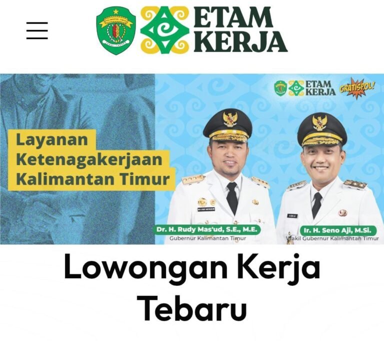 Disnakertrans Kaltim Perkuat Aplikasi Etam Kerja, Cegah Rekrutmen Diskriminatif Lewat Sistem Baru
Telah dibaca : 665 Kali.