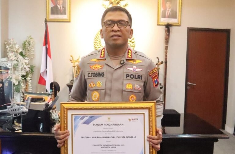 Polresta Sidoarjo Raih Penghargaan dari Menteri PANRB
Telah dibaca : 765 Kali.