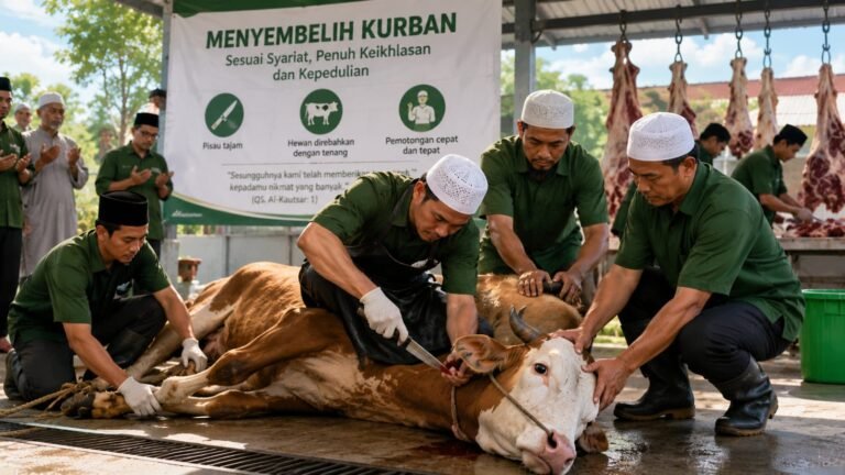 Ibadah Kurban Bukan Hanya soal Sembelih dan membagikan daging, Tapi Hewan Harus Diperlakukan Dengan Baik
Telah dibaca : 630 Kali.